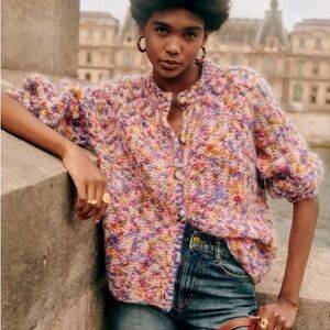 Sezane Emile Cardigan in Multicolour